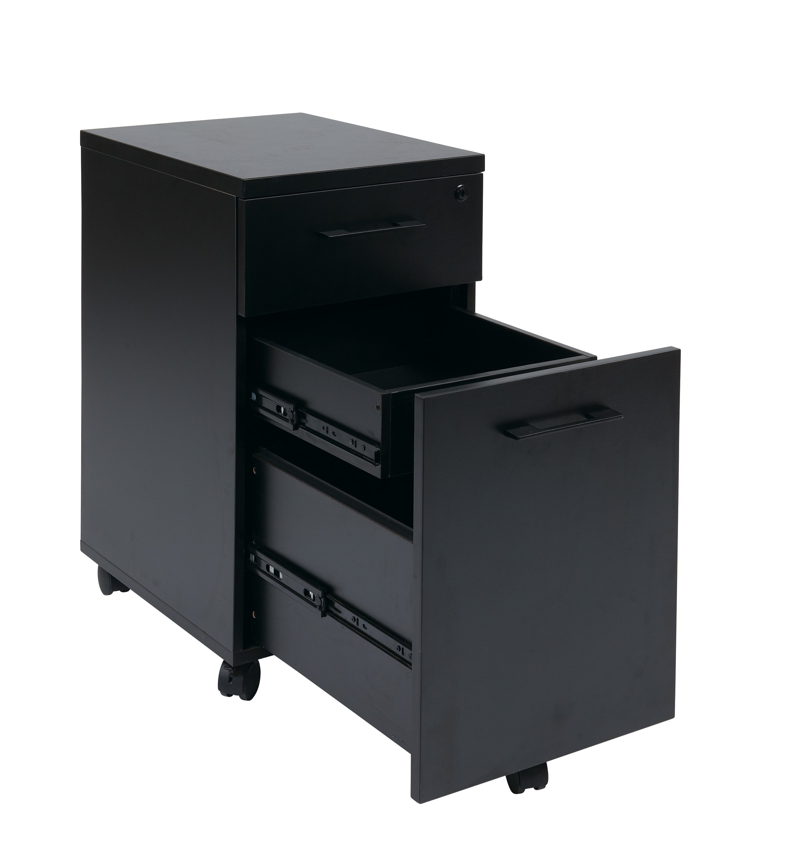Office Star Products 2 Drawer Vertical Wood Lockable Filing