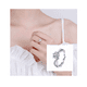 thumbnail image 2 of Anillos Xtellar De Pareja De Plata, 2 of 3