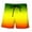 C-Yellow84, variant on DHFJKG Mens Athletic Shorts Lightweight Sports Casual Drawstring Gradient Beach Shorts Running Workout Stylish Bottoms