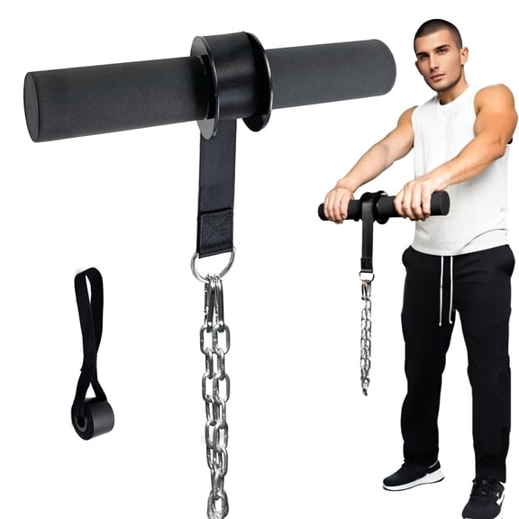KORIKAHM Forearm Strengthener Roller, Multi-Functional Forearm Workout Equipment with Thick Grip Handle, Wrist Roller, Forearm Blaster for Wrist and Arm Strength Training Workout