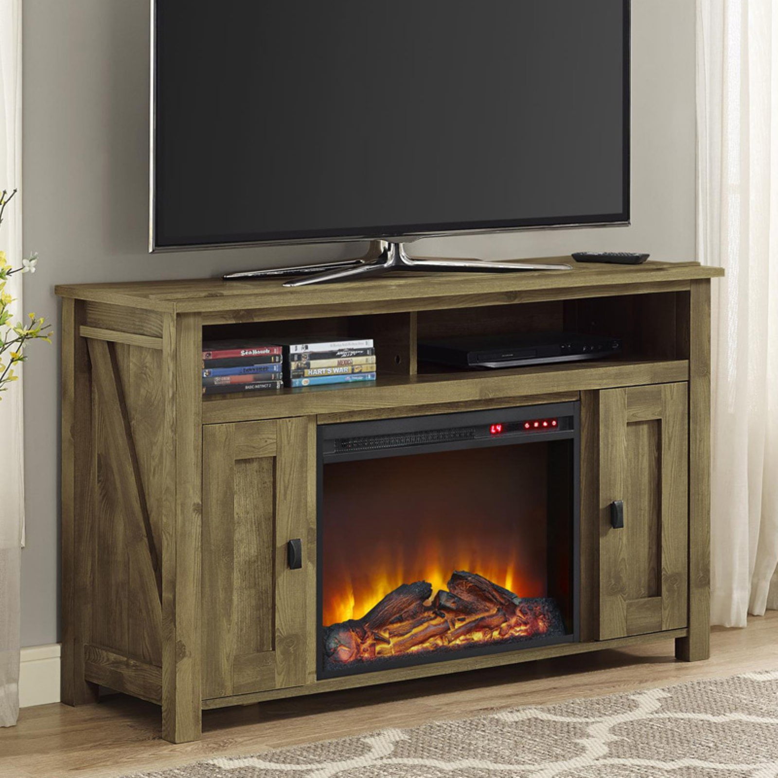 Farmington Electric Fireplace TV Console for TVs, Multiple Colors and Sizes by Ameriwood