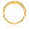 thumbnail image 3 of 14K Solid Yellow Gold Diamond Mens Channel Ring, 3 of 9