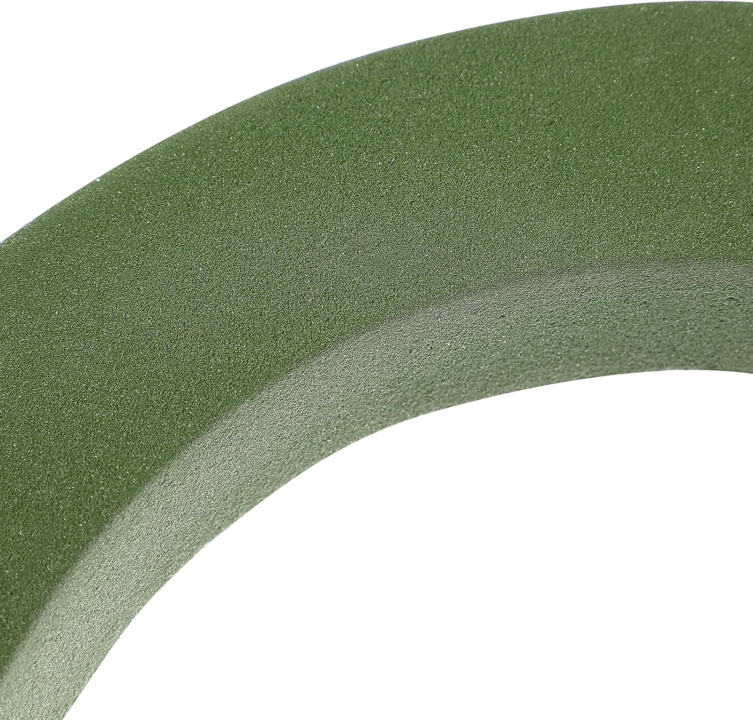 ABPETE Flower Foam Ring with Suction Cup Green Wet Foam Blocks Floral Foam Block Artificial Floral Arrangements Mud for Florist Wedding Car Decoration 140g