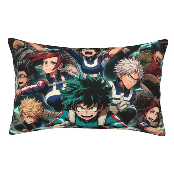My Hero Academia Pillow Protector Pillow Cases Lightweight Soft Pillowcases Comfortable Pillow Covers 14"X20"