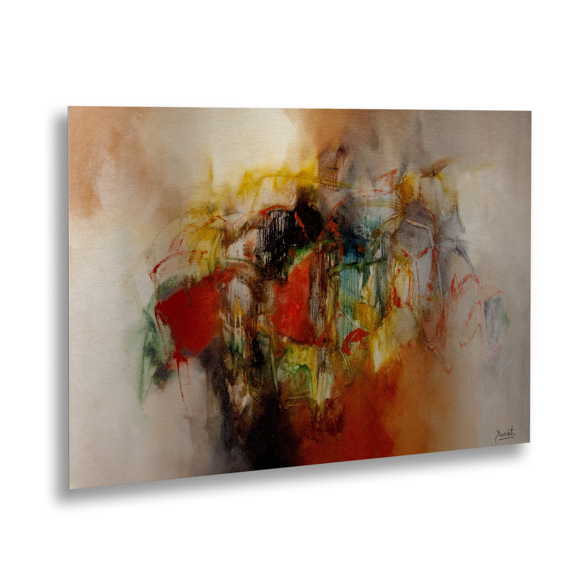 Trademark Fine Art 'Pier Silhouette' Brushed Aluminum Wall Art Art by Masters Fine Art