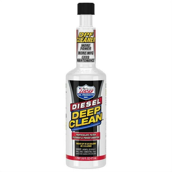 Lucas Oil 10872 Diesel Deep Clean Fuel System Cleaner, 16 Ounce
