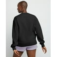 thumbnail image 5 of Hanes Originals Women's Fleece Sweatshirt Black L, 5 of 7