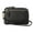 #01 Black, variant on Women Genuine Leather Coin Purse with Hand Strap. Small Wallet Wristlet with 3 zip compartments & 3 credit cards slots. Soft Split Real Leather.