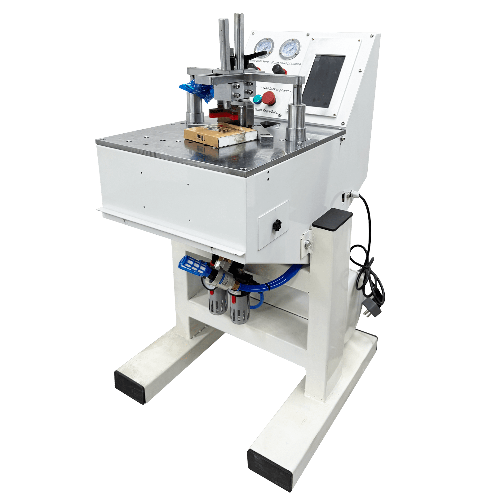 Intelligent CNC Picture Framing Corner Nailer Automatic Angle Cutting Machine 110V for 5/7/10/12/15mm V-Nails