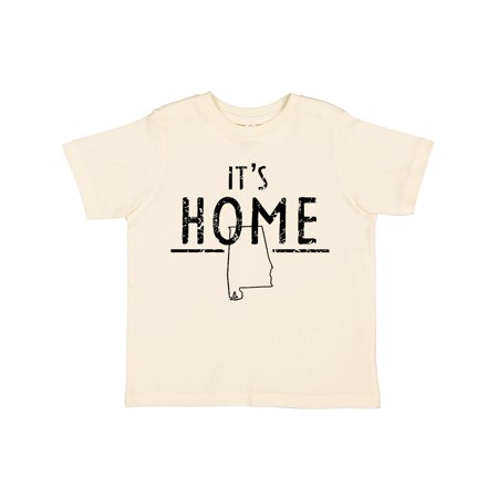 

Inktastic It s Home- Alabama State Outline DIstressed Text Gift Toddler Boy or Toddler Girl T-Shirt