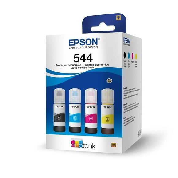 Pack de Tintas T544 CMYK Epson Eco Tank T544520-4P