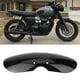 thumbnail image 5 of Guardabarros delantero corto para motocicleta, compatible con Triumph T100 2001-2016 (negro), 5 of 12
