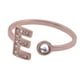 thumbnail image 2 of Anillo de Mujer Inicial Letra LuckyLy, Oro Rosa 18k y Zirconia Cúbica, Modelo Layla rosa UNITALLA, 2 of 6