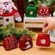 thumbnail image 4 of Caja de regalo navideña de hojalata, caja de metal para dulces, contenedores cuadrados para almacenar dulces para suministros navideños, feliz año nuevo, 4 of 5