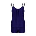 thumbnail image 5 of Kaemgyyd 2 Piece Tankini Swimsuits Women Athletic Swim Tank Top with Removable Bra and Shorts Bathing Suits Activewear Swimwear, 5 of 7