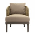 thumbnail image 3 of Modway Meadow 4-Piece Outdoor Patio Set in Natural Taupe, 3 of 10