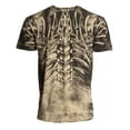 thumbnail image 3 of XTREME COUTURE by AFFLICTION Men's T-Shirt IVORY BONES Biker MMA, 3 of 12