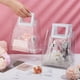 thumbnail image 3 of Bolsas de regalo de PVC con asa, rectangulares, transparentes, 8 unidades, 3 of 9
