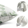 thumbnail image 2 of Spring Eucalyptus Leaves Throw Pillow Covers 12X20 in Set of 2 Sage Green Leaf Butterfly Lumbar Pillow Cases Summer Floral Rectangle Pillow Cover Farmhouse Decor for Sofa Couch Bed Living Room, 2 of 6