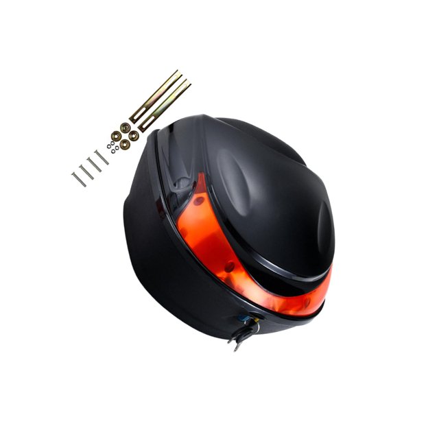 maskred Motorcycle Rear Storage Box Motorcycle Trunk Camera B for Phone Organized Style B