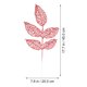 thumbnail image 3 of 10pcs Navidad Hojas simuladas Decorativas Hojas artificiales Adornos de fiesta, 3 of 5