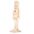 thumbnail image 2 of Shisuyan Blank Unfinished Nutcracker Craft Decorative Graffiti Nutcracker Statue DIY Nutcracker Ornament, 2 of 9