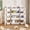 White, variant on Wohh Toy Storage Rack,Children's Storage Rack,Floor to Ceiling Picture Book and Building Block Storage Cabinet,Large Capacity Plastic Toy Sorting Basket
