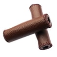 thumbnail image 2 of Empuñaduras antideslizantes Ehuebsd para manillar de bicicleta PU de cuero 1 par, 2 of 4