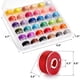 thumbnail image 3 of Eoehro Kit de hilos de coser de 72 piezas, 36 colores, 400 yardas por carrete de hilo de poliéster, bobinas preenrolladas, hilos para máquinas de coser, 3 of 7