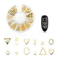thumbnail image 3 of Manicure Decorations Moon Stars Rivet Japanese Hollowed-Out Alloy Nail Decorative Rivet, 3 of 7