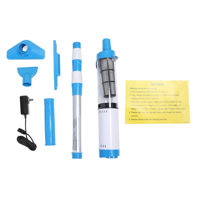 Handheld Pool Vacuum, 3 In 1 Hot Tub Vacuum IPX8 Waterproof For Debris