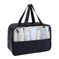 thumbnail image 1 of LCXmlly Portable Storage Bag Large Capacity Waterproof Portable Toiletry Makeup Pouch Organizer Clear PVC Travel Pouch with Zipper Handle, 1 of 9