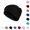 Black, variant on Scarf Hat Set for Women Solid Beading Ruffle Chemo Headwear Wrap Cap Cozy Winter Accessory for Daily Wear and Self-C Care