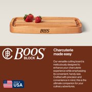 John Boos CB Reversible Wood Cutting Board with Juice Groove, Maple