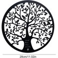 thumbnail image 2 of Arte de pared de metal, arte de pared de metal del árbol de la vida, signo familiar del árbol de metal, decoración de la pared del árbol de la vida, decoración del hogar, idea de regalo perfecta, 28 cm Rojo Verde Cocina, Decoración y Otros, 2 of 5