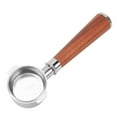 thumbnail image 1 of Coffee Portafilter, Wood Handle Portafilter Washable Stainless Steel Wooden Handle Detachable  For 2 Ear Coffee Machine, 1 of 7