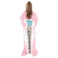 thumbnail image 3 of Catalonia Wearable TV Blanket with Sleeves Arms & Feet pockets for Adult Micro Plush Fleece Large Wrap Throw Robe 75 x 5, 3 of 7