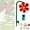 Red, variant on Crazy Daisy Sprinkler Dog,360° Rotating,Water Sprinkler For Lawn Yard & Garden, Gardening Irrigation Tool With Sturdy Plastic Base