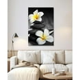 thumbnail image 2 of Zen Canvas Wall Art Spa Stones Picture Wall Decor Framed Meditation & Calm Painting Minimalist Prints Spiritual Room Living Room Bathroom Ready to Hang, 2 of 5