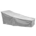 thumbnail image 2 of Funda para sillón de tela Oxford resistente al agua, protectora para tumbonas de patio Plata, 2 of 9