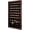 Mahogany, variant on KCRasan Military Challenge Coin Display Case - Poker Chips Shadow Box Wall Cabinet Compatible with Army Navy Air Force Marine Corps Challenge Coins Black