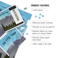 thumbnail image 5 of Lantern Press 1000 Piece Jigsaw Puzzle, Mt. Washington State Park, New Hampshire, I Made it to the Top, Lithograph, 5 of 5