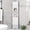 White, variant on Harper & Bright Designs Black Bathroom Corner Cabinet with Doors, Modern Triangle Cabinet with Adjustable Shelves for Bathroom