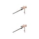 thumbnail image 2 of Sonducket Palillos de pelo Retro estilo chino horquilla tradicional flor peine borla tocado hecho a mano boda tipo nupcial Tipo 5 2piezas, 2 of 6