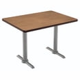 thumbnail image 2 of KFI Studios Mode 2.5' x 5' Dining Table, Designer White, Black Base, 2 of 7