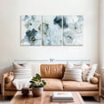 thumbnail image 2 of Elephant Stock Flowering Indigo Wall Art - Horizontal Multi Panel Canvas - Living Room Wall Decor - Abstract Multi Panel - Blue And Decor By Carol Robinson - 62" x 30", 2 of 8