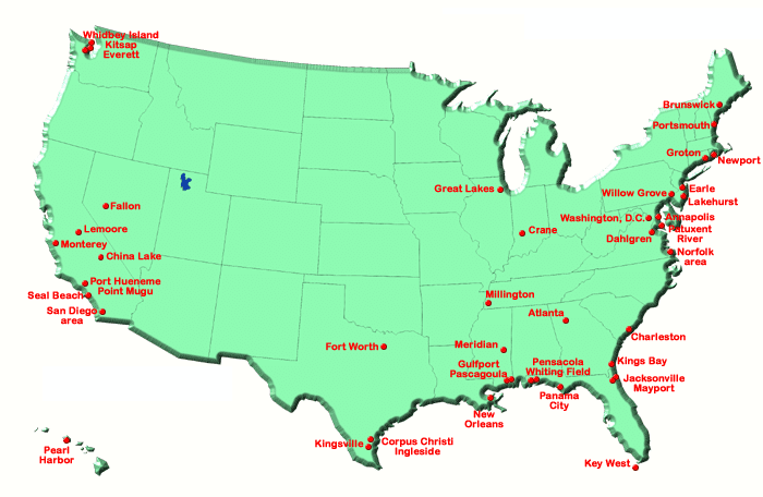 us navy submarine bases map us navy submarine bases map