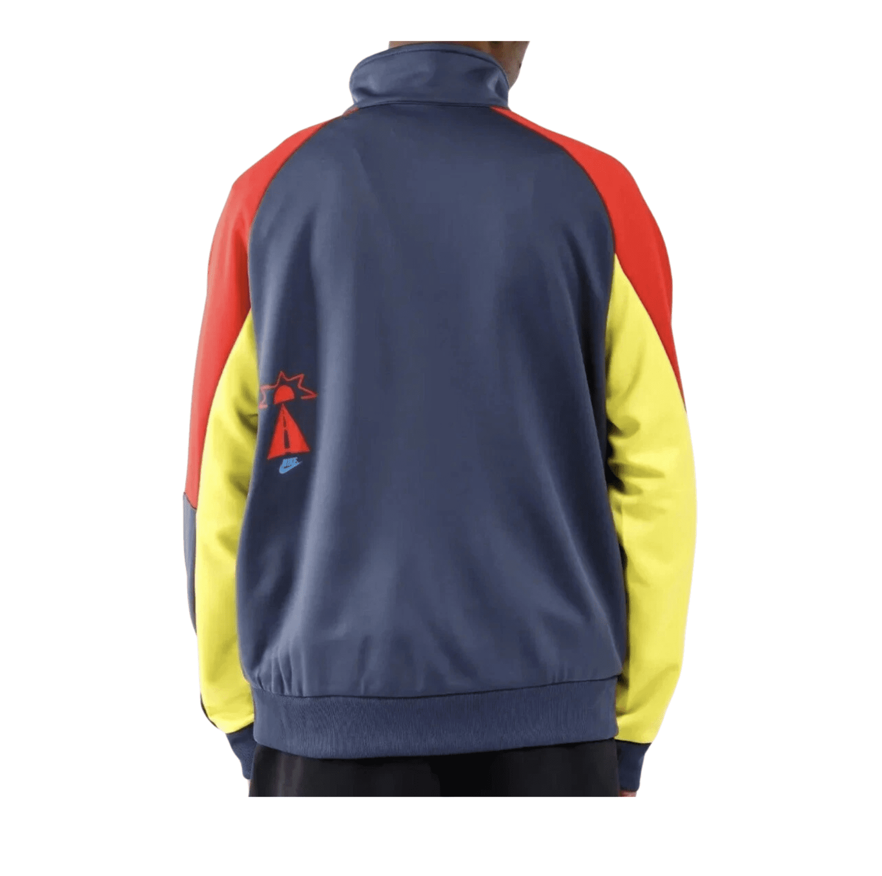 Nike N98 Smile Men's Track Jacket - Blue Full Zip, Size XXL
