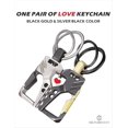 thumbnail image 2 of 2Pcs KeyChains EDC Key Rings Key Chains Bottle Opener Auto Car Keys Tactical Carabiner Keychain with Clip, 2 of 4