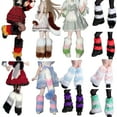 thumbnail image 5 of Aunavey Womens Fur Leg Warmers Winter Long Boot Cuffs Covers Sleeves Furry Fuzzy Costume, 5 of 6
